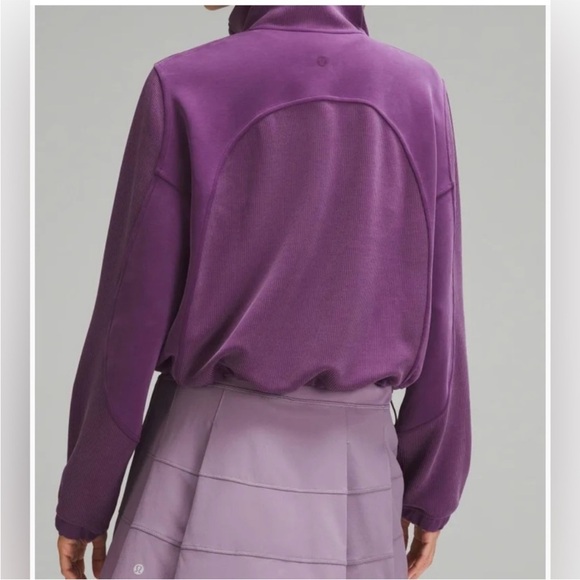 Women’s Lululemon Brushed Softstreme Ribbed Half Zip size 4 - Picture 2 of 8
